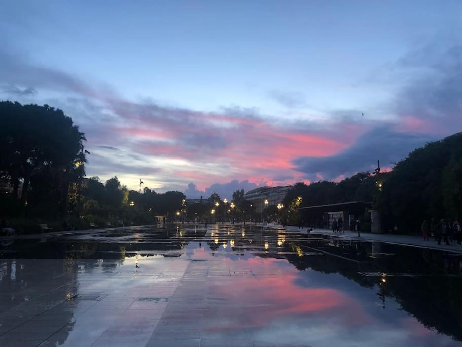 Charmant Palais Riviera Climatise Vieux ニース エクステリア 写真