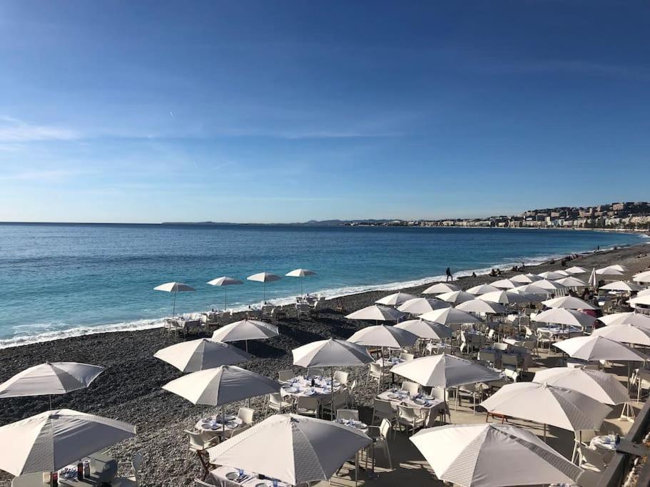 Charmant Palais Riviera Climatise Vieux ニース エクステリア 写真